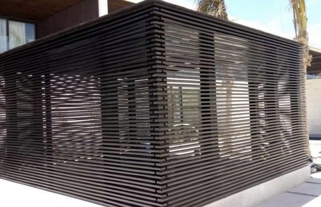 Celosía de madera para exterior